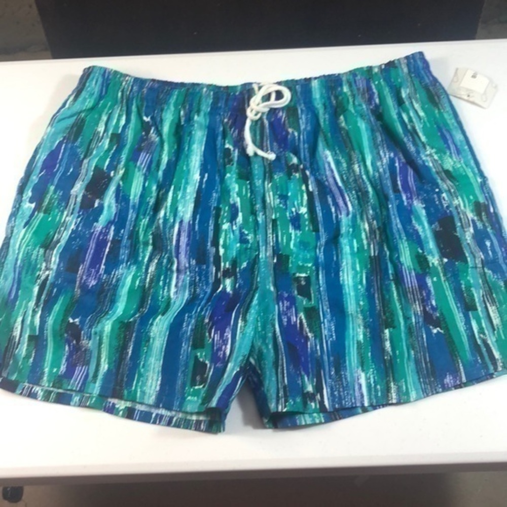 Campus Big Man Vtg Mesh Lined Swim Trucks Size 2X
